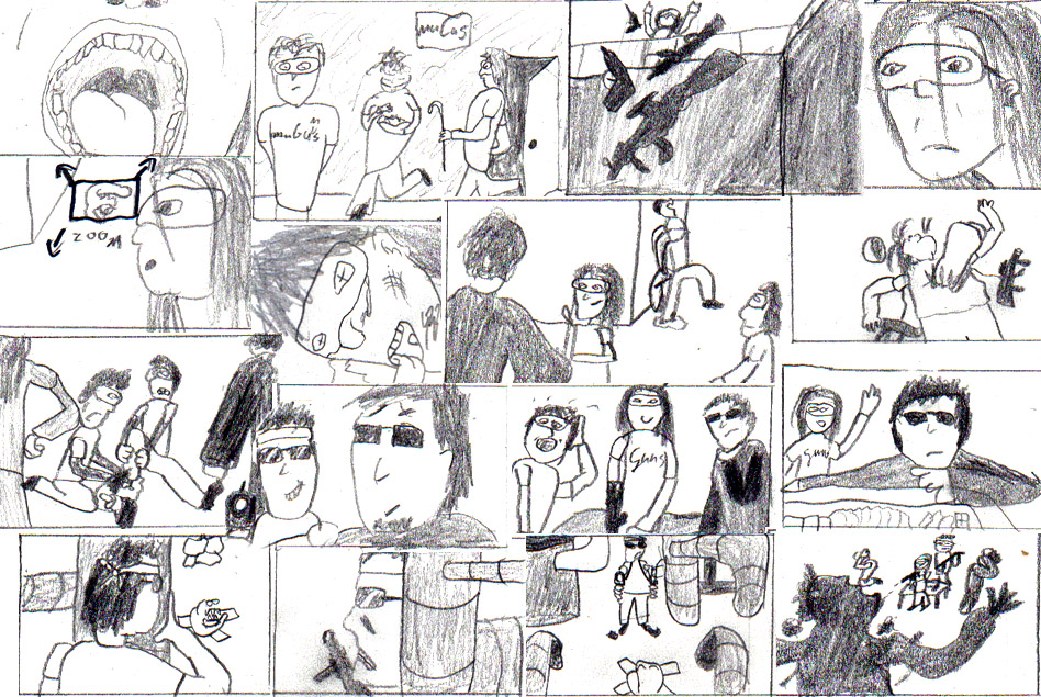 Bilder aus dem Tromaggot Storyboard