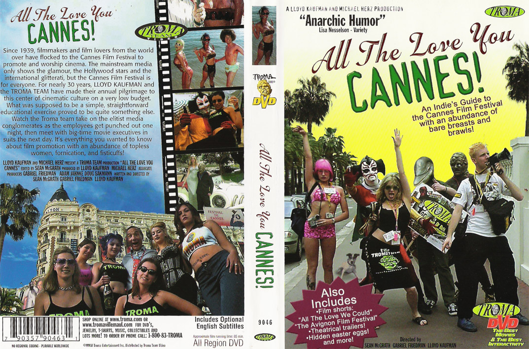 All The Love You Cannes DVD-Cover
